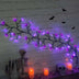 Halloween LED Willow Vine String Light Cool Cartoon Bat Pumpkin Decoration - Minihomy