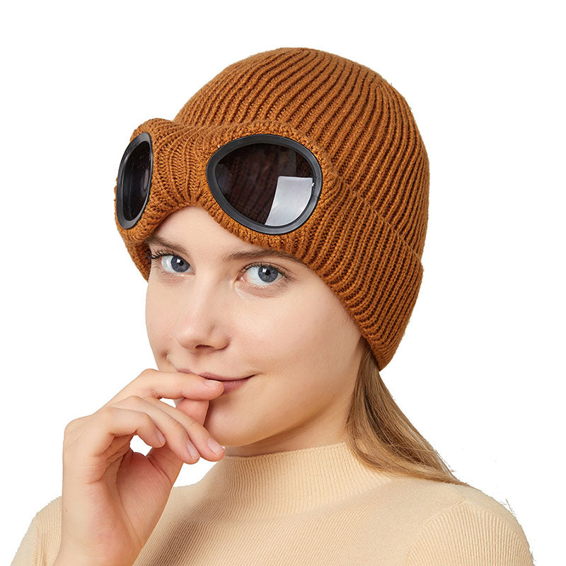 With Windproof Glasses Autumn And Winter For Men And Women Ear Protection Cap