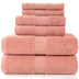 Home Simple Cotton Absorbent Towel Bath Towel 6-Piece Set: Fashionable Simplicity for Your Home - Minihomy