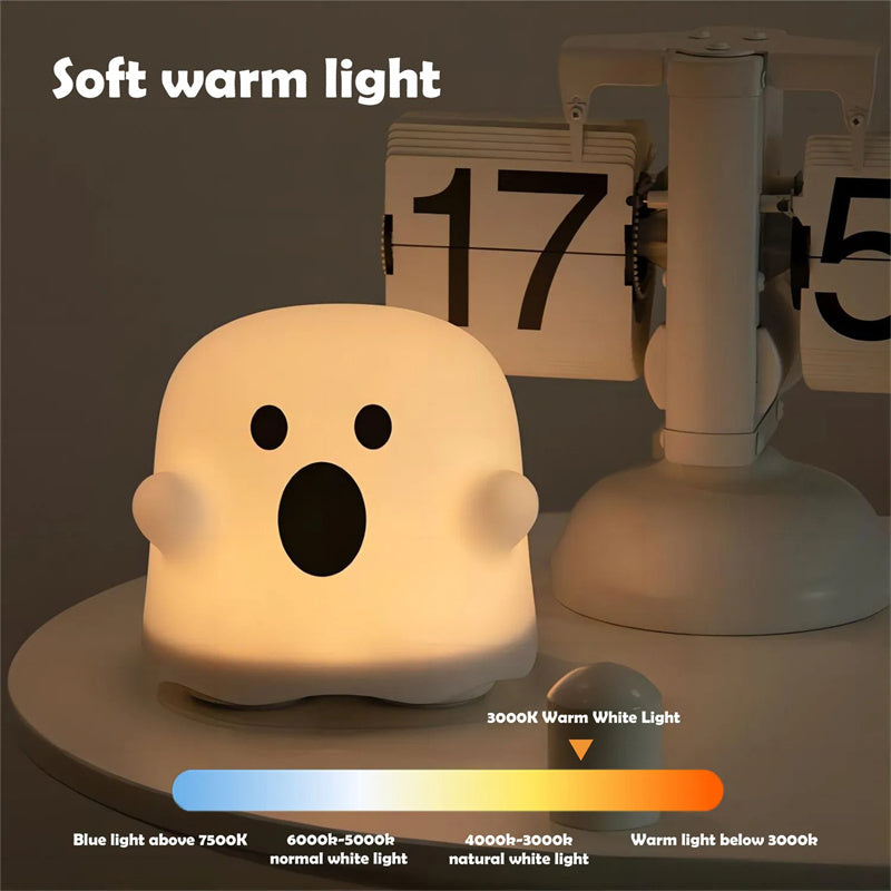 LED Touch Sensor Night Light - Silicone Bedside Lamp for Girls, Living Room, & Kids Birthday Gifts - Minihomy