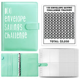 Couple Challenge Save Money Deposit And Savings Journal Book Loose-leaf Binder - Minihomy