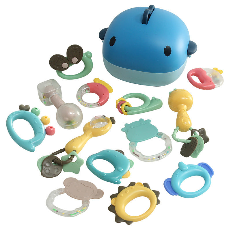 Montessori Teether Package - Rattles for Babies (0-12 Months) - Minihomy