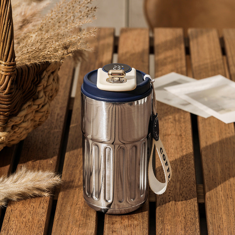 Double Wall Vacuum Insulated Coffee Cup - Keep Drinks Hot or Cold - Minihomy