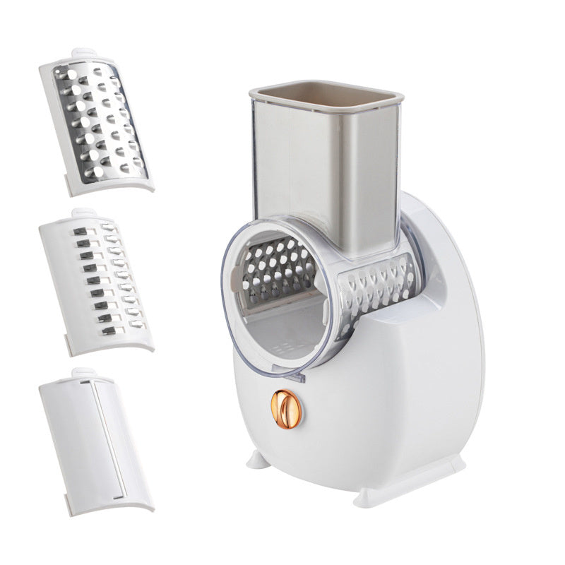 Electric Vegetable Slicer: Multifunctional Potato Carrot Cutter, Shredder, Chopper & Grater for Kitchen - Minihomy