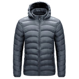 Autumn And Winter Hooded Jacket Men - Minihomy