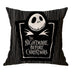 Linen Skull Halloween Pillow Cover - Minihomy