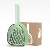 Cat Litter Shovel - Plastic Poop Scoop with Base - Pet Cleaning Tool - Minihomy