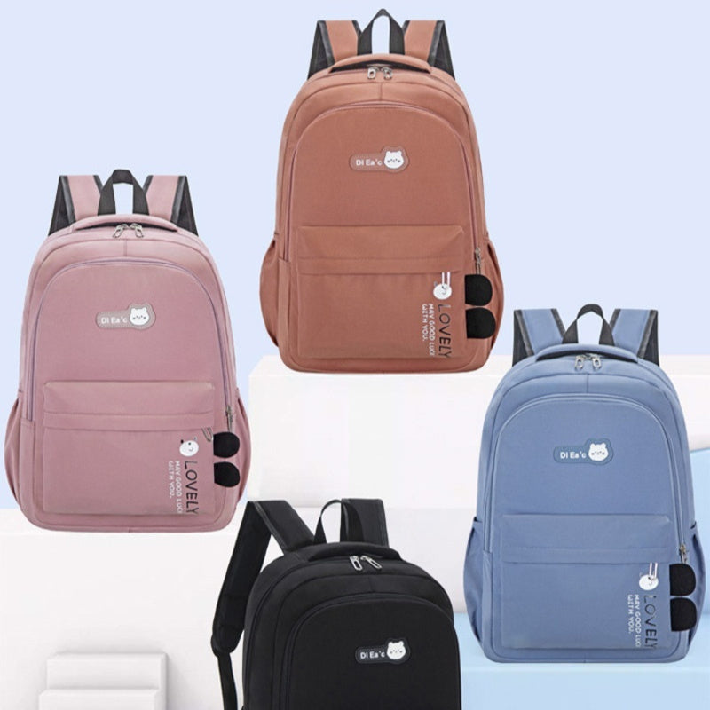 Large Capacity School Backpack: Casual & Multi-Functional