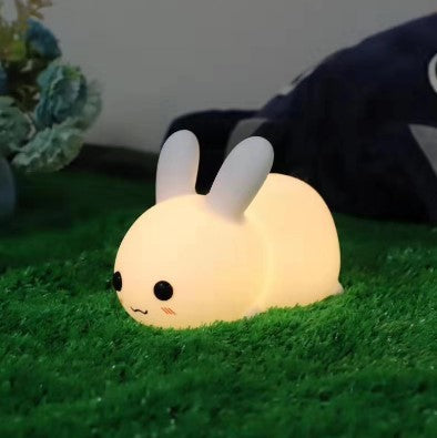 Cute Rabbit LED Night Light - Dimmable, Rechargeable, & Perfect for Kids' Rooms - Minihomy