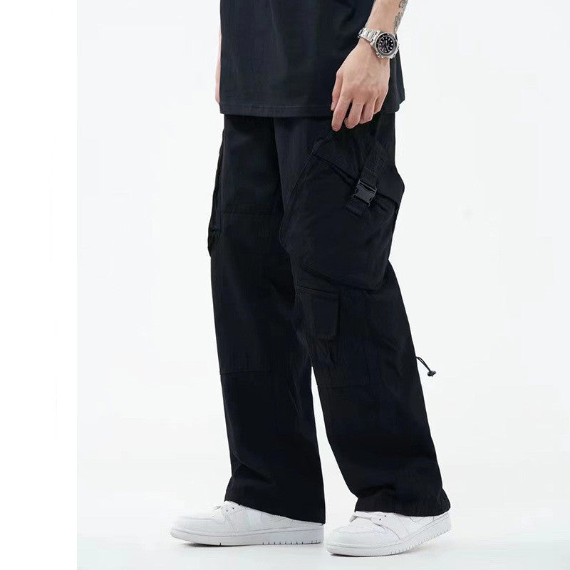 Casual Hip Hop Straight Men's Pants - Minihomy