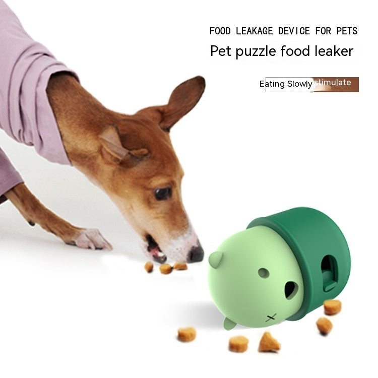 Pets Leakage Food Feeder Dog Interactive Training Toy Ball Natural Rubber Chew Dog Food Ball Snack Food Feeder Cat Puzzle Games Toy Pet Products - Minihomy