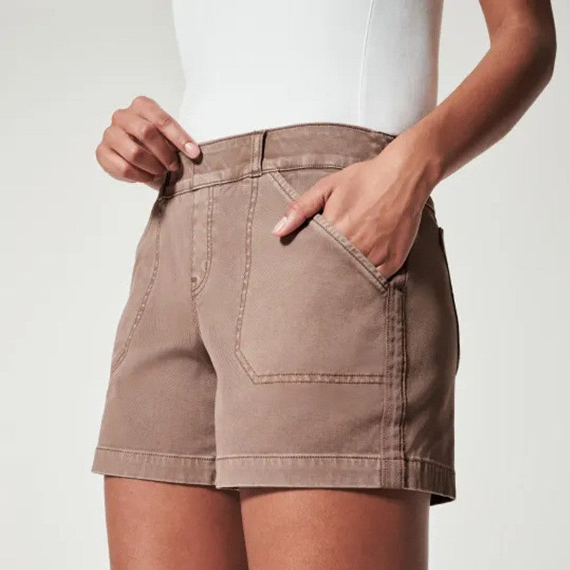 Women's Shorts Summer High Elasticity Shorts With Pockets Casual Pants