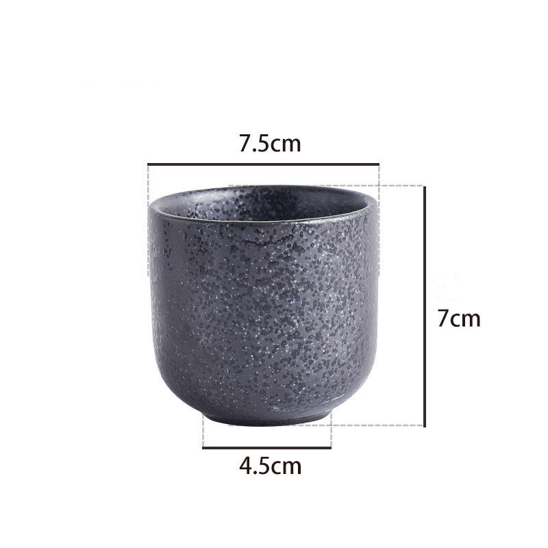 Japanese Retro Stoneware Tea Coffee Cup - Minihomy