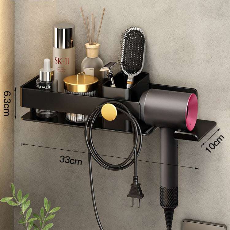 Hair Dryer Rack  Bathroom Hanger - Minihomy