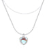 Gradient Gem Heart Shaped Clavicle Chain - Minihomy