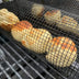 Portable Rolling Grilling Basket - Metal BBQ Barbecue Basket Net - Minihomy