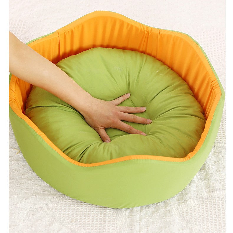 Ice Silk Nest Pet Dog Bed Breathable - Minihomy