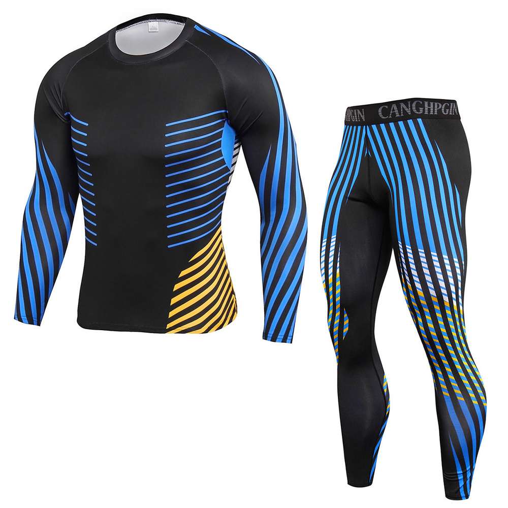 Men's PRO Tight Fitness Sports Training Suit Stretch - Minihomy