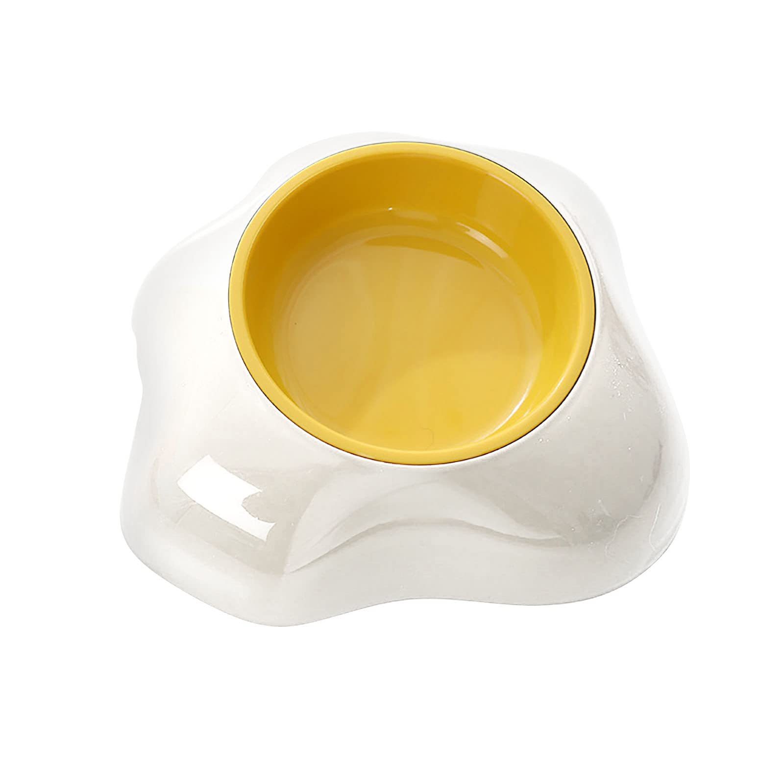 Cute Egg-Shaped Pet Bowl - Double Bowl Feeder for Dogs & Cats, Elevated Water & Food Bowl - Minihomy