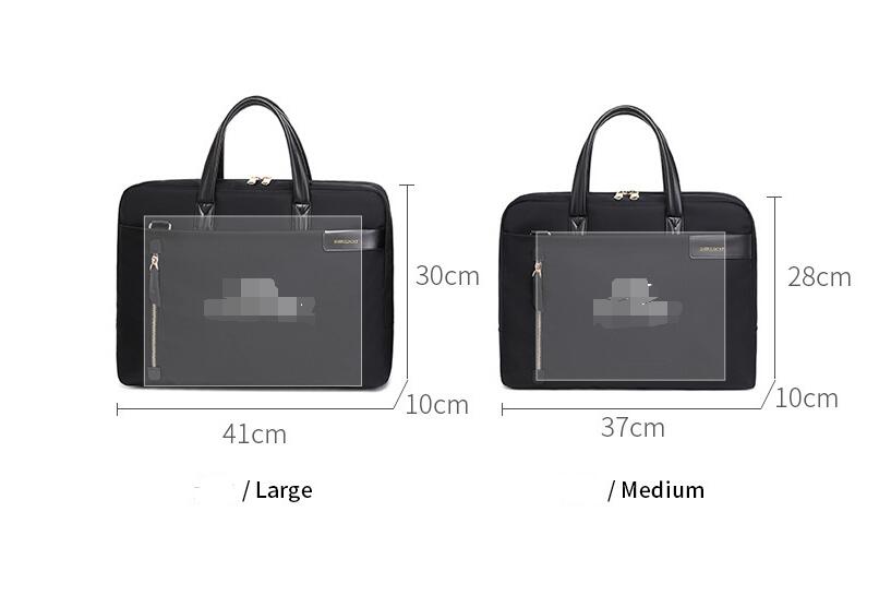 Business Women's Retro Briefcase Nylon Laptop Bag - Minihomy