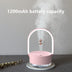 Portable Mini USB Humidifier - Aromatherapy Air Purifier with LED Mist Maker - Minihomy