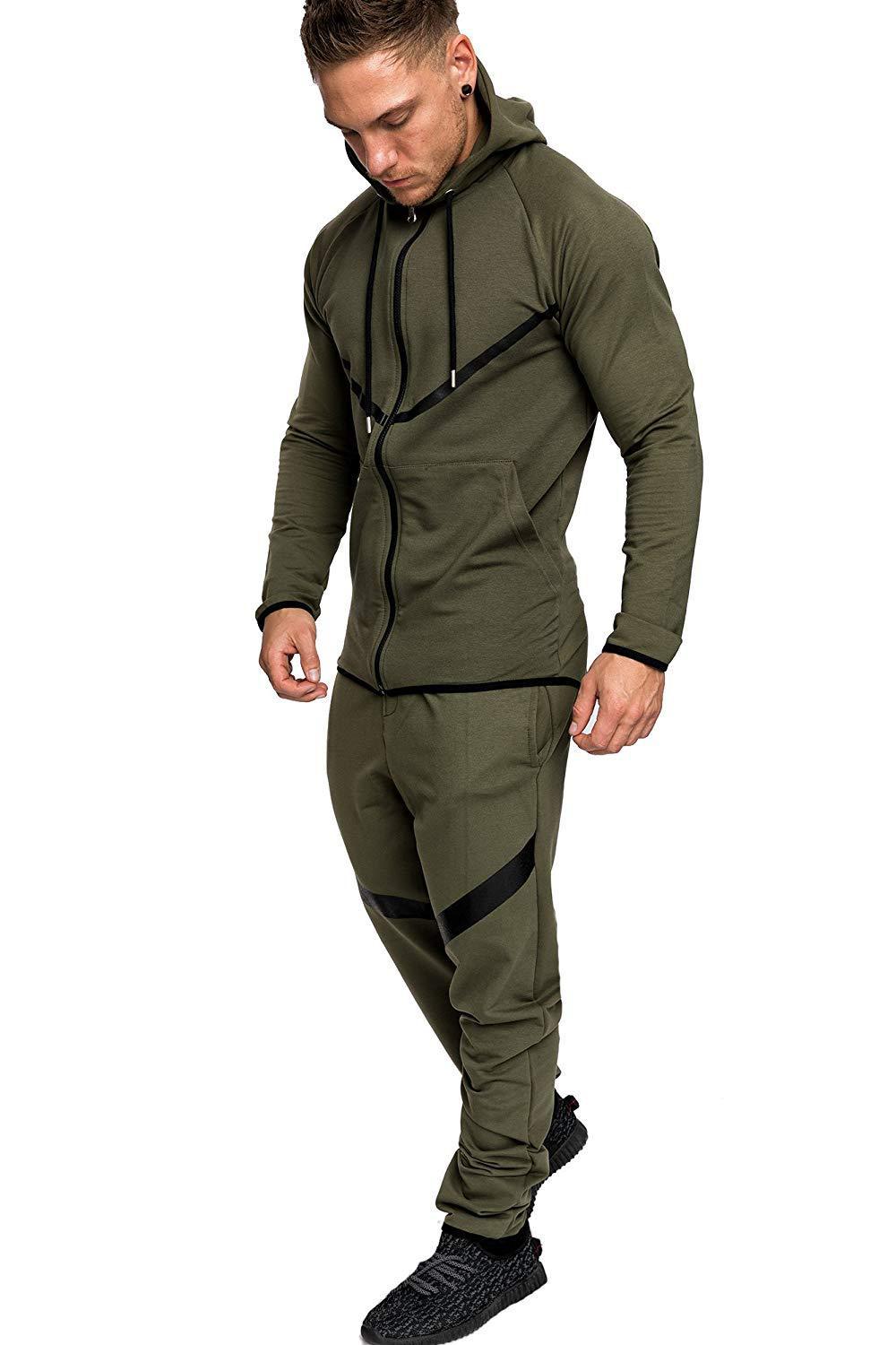 Leisure Sports Fitness Suit Men's Snowflake - Minihomy