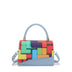 Fashion Retro Contrast Color Check Women's One Shoulder Crossbody Bag - Minihomy