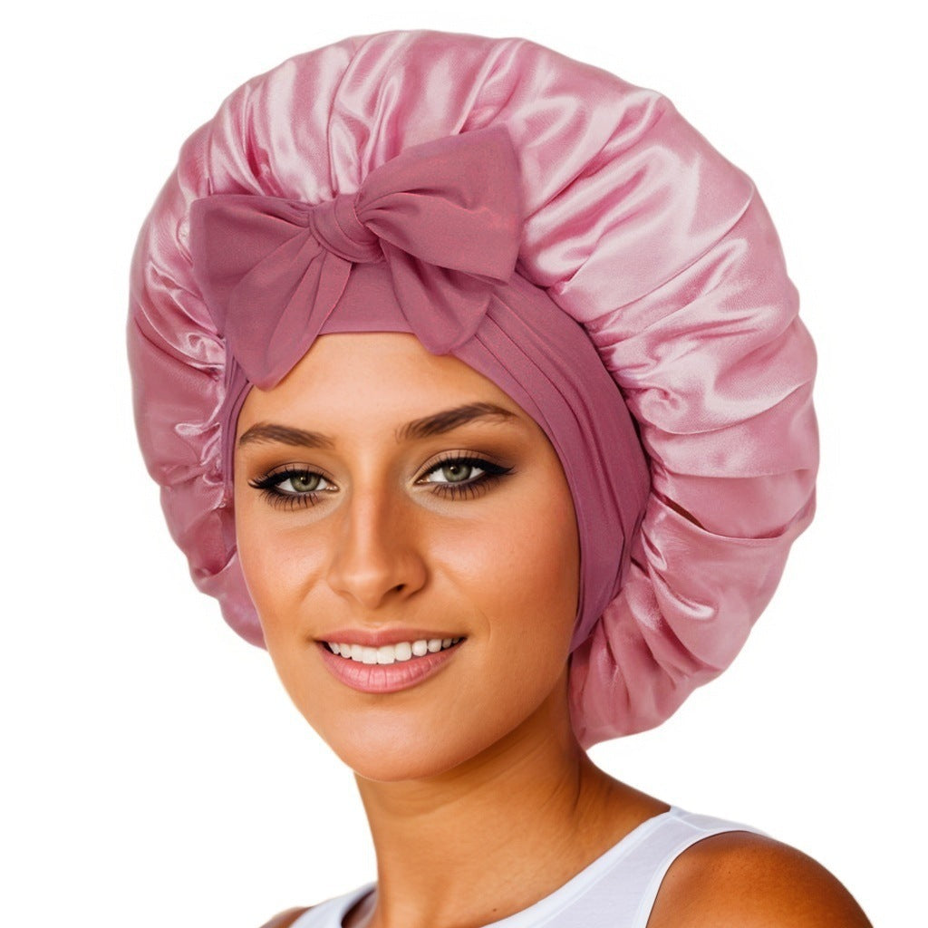 Satin Bonnet for Sleeping - Silk Bonnet for Curly Hair