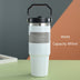 Portable Stainless Steel Travel Tumbler - Insulated Water Bottle with Handle Cover - Minihomy