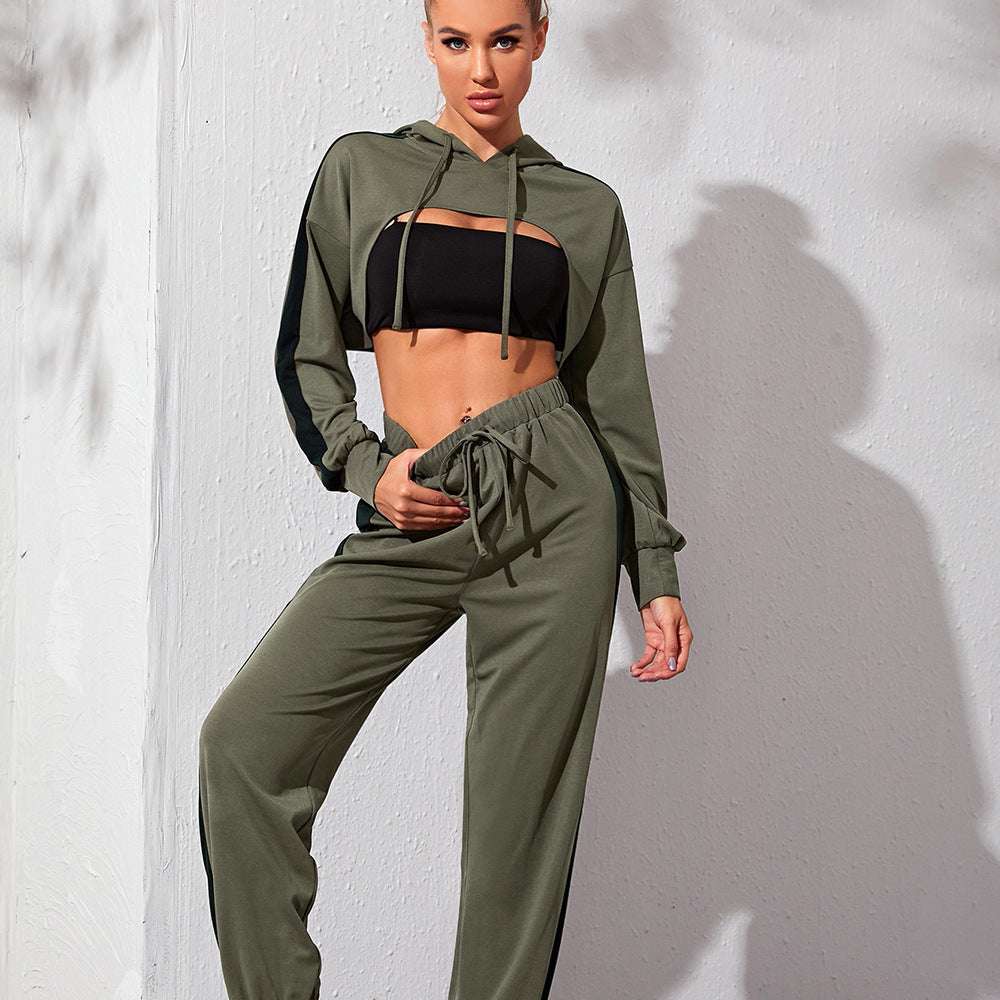 Gym Running Yoga Wear Loose Casual Sports Suit - Minihomy