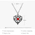 Personality Gothic Ruby Heart Necklace - Minihomy