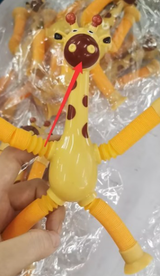 Giraffe Tubes Sensory Toys - Novelty Spring Fidget Toy for Stress Relief - Minihomy