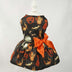 Halloween Small Dog Clothes Pet Dress Pumpkin Print Dress Chihuahua Yorkie Mesh Dress - Minihomy