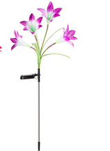 Solar Lily Flower Lights - LED Garden Lights, Waterproof Lawn & Landscape Decor