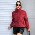 Bread Coat Women's Solid Color Stand Collar Loose Warm Down Jacket - Minihomy