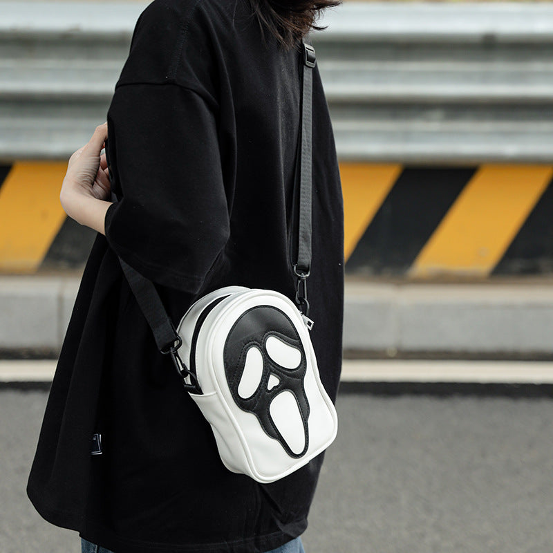 Halloween Funny Ghost Skull Crossbody Shoulder Bag - Minihomy