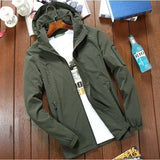 Spring jacket Jacket Mens multi bag waterproof outdoor dry coat