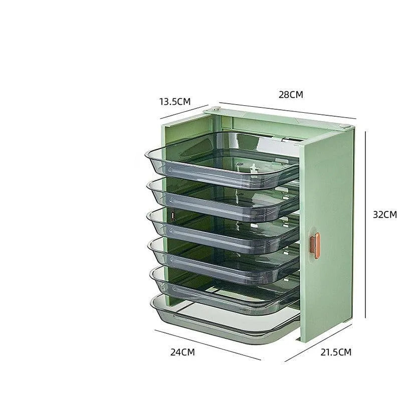 Home Kitchen Multi-functional Multi-layered Vegetable Preparation And Loading Tray - Minihomy