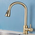 304 Stainless Steel Kitchen Pull-out Faucet - Minihomy