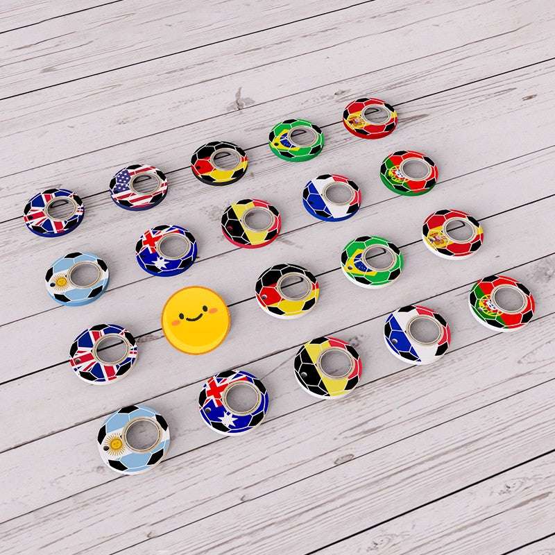 Creative Football World Cup Spinner Toy Keychain - Minihomy