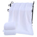 Bath Towel Cotton Adult Thickened And Increased Water-absorbing White - Minihomy