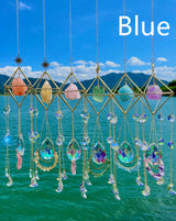 Crystal Hanging Sun Catcher Aurora Gem Crystal Prism - Minihomy