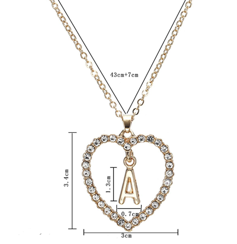 Romantic Love Pendant Necklace For Girls