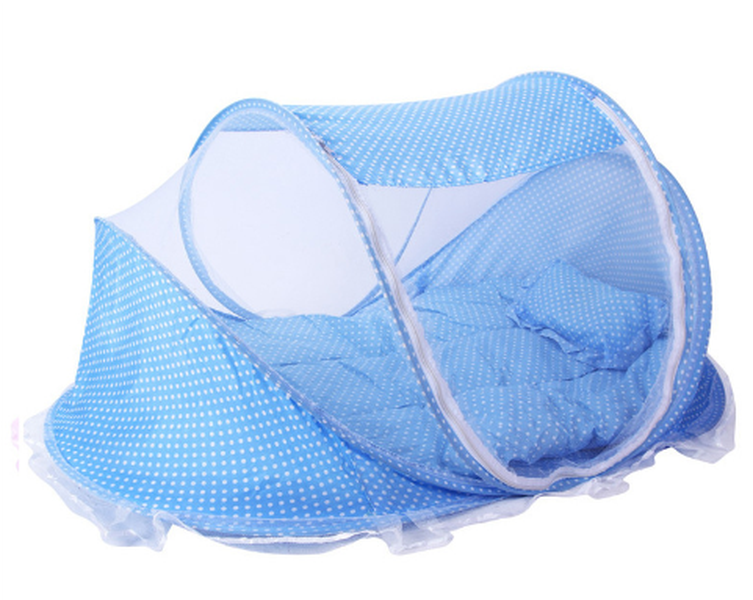 Foldable  Baby Bed Net With Pillow Net 2pieces Set - Minihomy