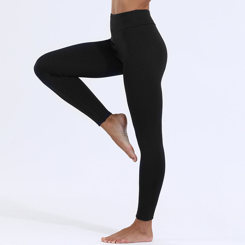 Warm Thick High Stretch Lamb Cashmere Leggings - Skinny Fitness Woman Pants