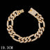 12mm Iced Out Cuban Link Chain Bracelet - Minihomy