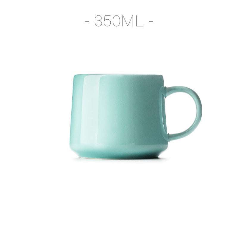 Creative Mug Ceramic Mug Household Simple Pure Color - Minihomy