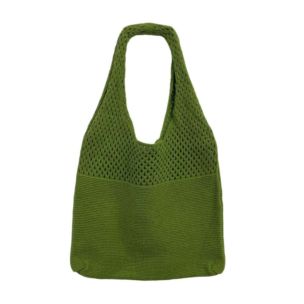 Knitted Retro Shoulder Bag Portable Large-capacity Tote - Minihomy