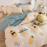 Pillowcase Bed Cover Set Sets Bedding Bedsheet Quilt Duvet - Minihomy