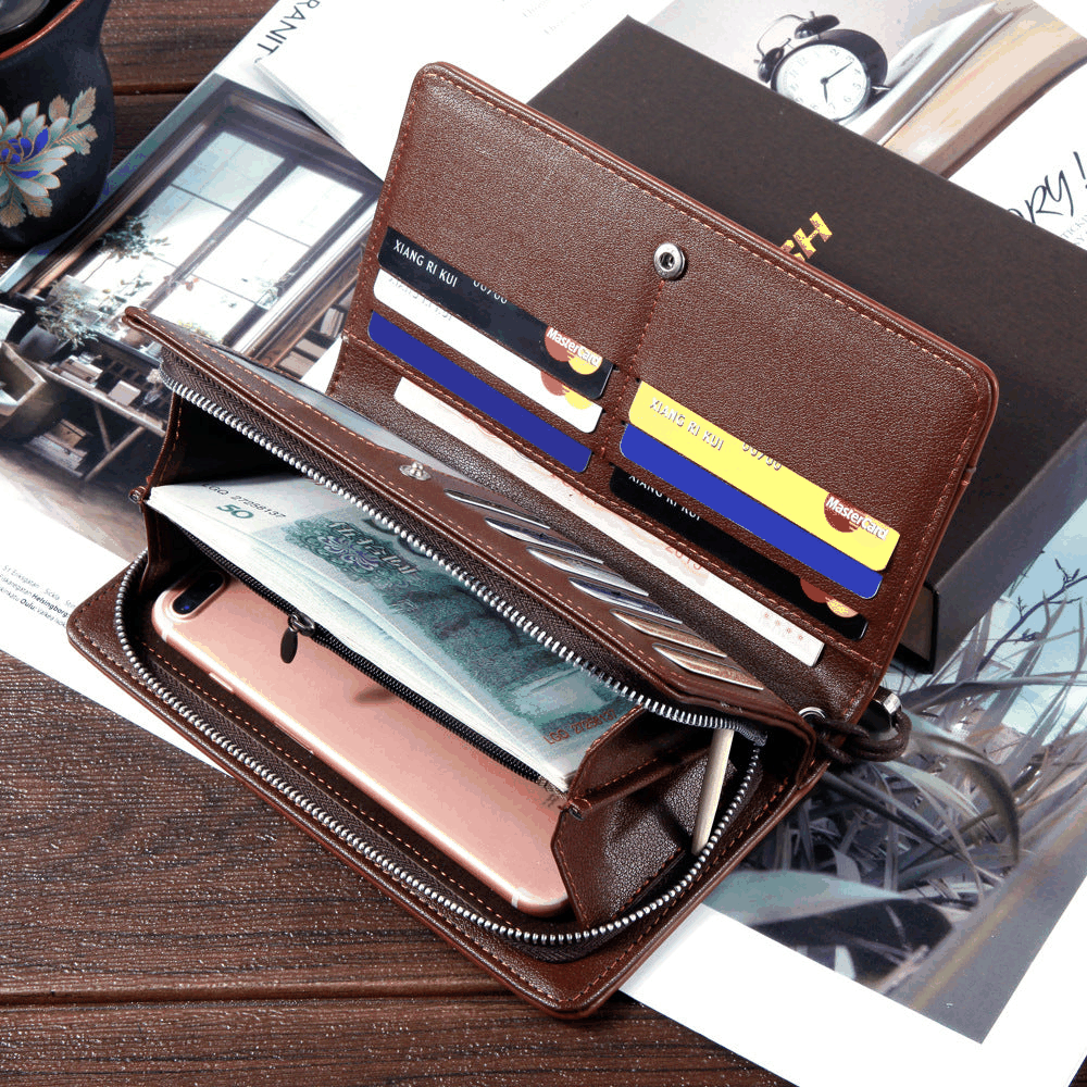 Men's Clutch  Long Wallet Men - Minihomy